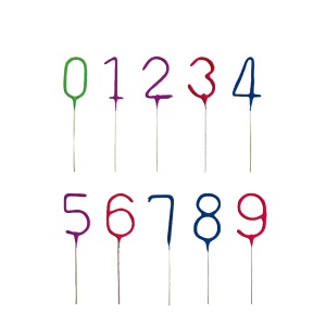 Colured Number Sparkler